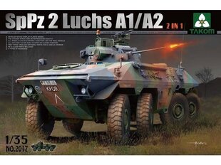 Surenkamas modelis Bundeswehr SpPz 2 Luchs A1/A2 2in1 Takom, 2017 цена и информация | Конструкторы и кубики | pigu.lt