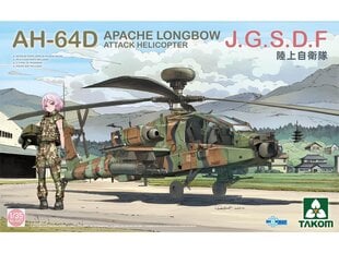 Конструктор Takom AH-64D Apache Longbow J.G.S.D.F Attack Helicopter, 1/35, 2607 цена и информация | Конструкторы и кубики | pigu.lt