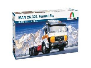 Konstrutorius Italeri MAN 26.321 Formel Six 0756 kaina ir informacija | Klijuojami modeliai | pigu.lt