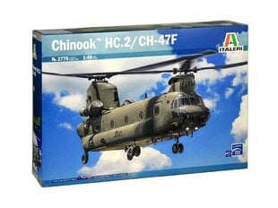 Конструкто Italeri Boeing Chinook HC.2/ CH-47F, 1/48, 2779 цена и информация | Конструкторы и кубики | pigu.lt