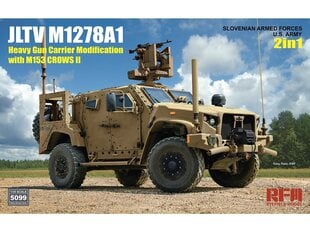 Surenkamas modelis JLTV M1278A1 Heavy Gun Carrier Modification with M153 Crows II Rye Field Model, RFM-5099 kaina ir informacija | Konstruktoriai ir kaladėlės | pigu.lt