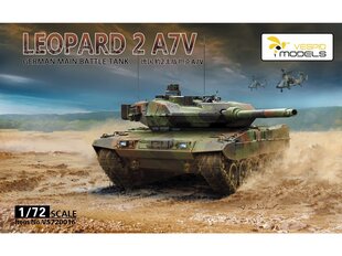 VESPID MODELS - Leopard 2A7V German Main Battle Tank, 1/72, 720016 цена и информация | Конструкторы и кубики | pigu.lt