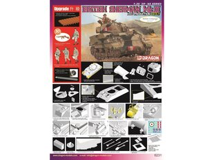 Склеиваемая модель Dragon British Sherman Mk.III Mid Production Sicily, 1/35, 6231 цена и информация | Конструкторы и кубики | pigu.lt