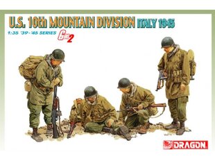 йСклеиваемая модель Dragon U.S. 10th Mountain Division Italy 1945 (Gen2), 1/35, 6377 цена и информация | Конструкторы и кубики | pigu.lt