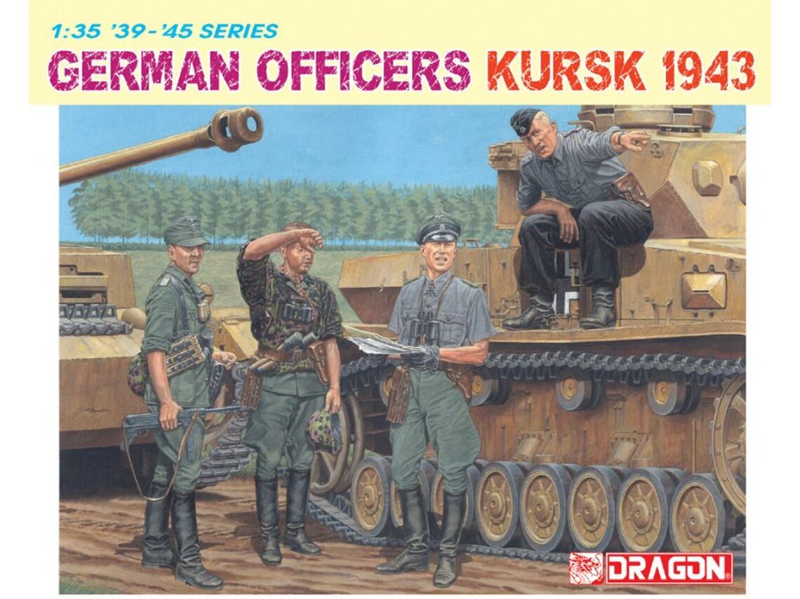 Surenkamas modelis Dragon German Officers Kursk 1943, 1/35, 6456 kaina ir informacija | Konstruktoriai ir kaladėlės | pigu.lt