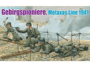 Surenkamas modelis Dragon Gebirgspioniere Metaxas Line 1941 su papildomomis dalimis, 1/35, 6538 цена и информация | Dragon Товары для детей и младенцев | pigu.lt