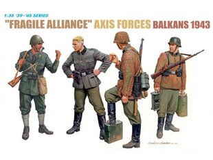 Dragon - "Fragile Alliance" Axis Forces Balkans 1943, 1/35, 6563 цена и информация | Конструкторы и кубики | pigu.lt