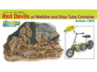 Dragon - Red Devils w/Welbike and Drop Tube Container (ARNHEM 1944), 1/35, 6585 цена и информация | Dragon Товары для детей и младенцев | pigu.lt