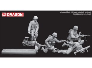 Dragon - Red Devils w/Welbike and Drop Tube Container (ARNHEM 1944), 1/35, 6585 цена и информация | Конструкторы и кубики | pigu.lt