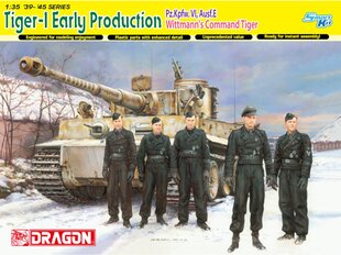 Конструктор Dragon Pz.Kpfw. VI Ausf. E Sd.Kfz. 181 Tiger I Early Production, Wittmann's Command Tiger w/Magic Track, 1/35, 6730 цена и информация | Конструкторы и кубики | pigu.lt