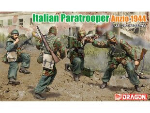 Surenkamas modelis Dragon Italian Paratrooper Anzio 1944, 1/35, 6741 цена и информация | Конструкторы и кубики | pigu.lt