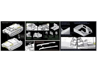 Конструктор Dragon Sturmgeschütz III Ausf C/D 7.5cm KANONE (SdKfz 142) w/Magic Track, 1/35, 6851 цена и информация | Конструкторы и кубики | pigu.lt