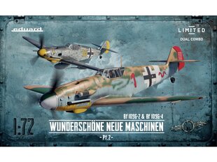 Eduard - Wunderschöne Neue Maschinen Pt.2  Messerschmitt Bf 109G-2 &  Messerschmitt Bf 109G-4 Limited - Dual Combo, 1/72, 2143 цена и информация | Конструкторы и кубики | pigu.lt