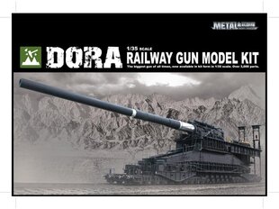 Surenkamas modelis Glow2B Dora Railway Gun, 1/35, 8109999 kaina ir informacija | Konstruktoriai ir kaladėlės | pigu.lt