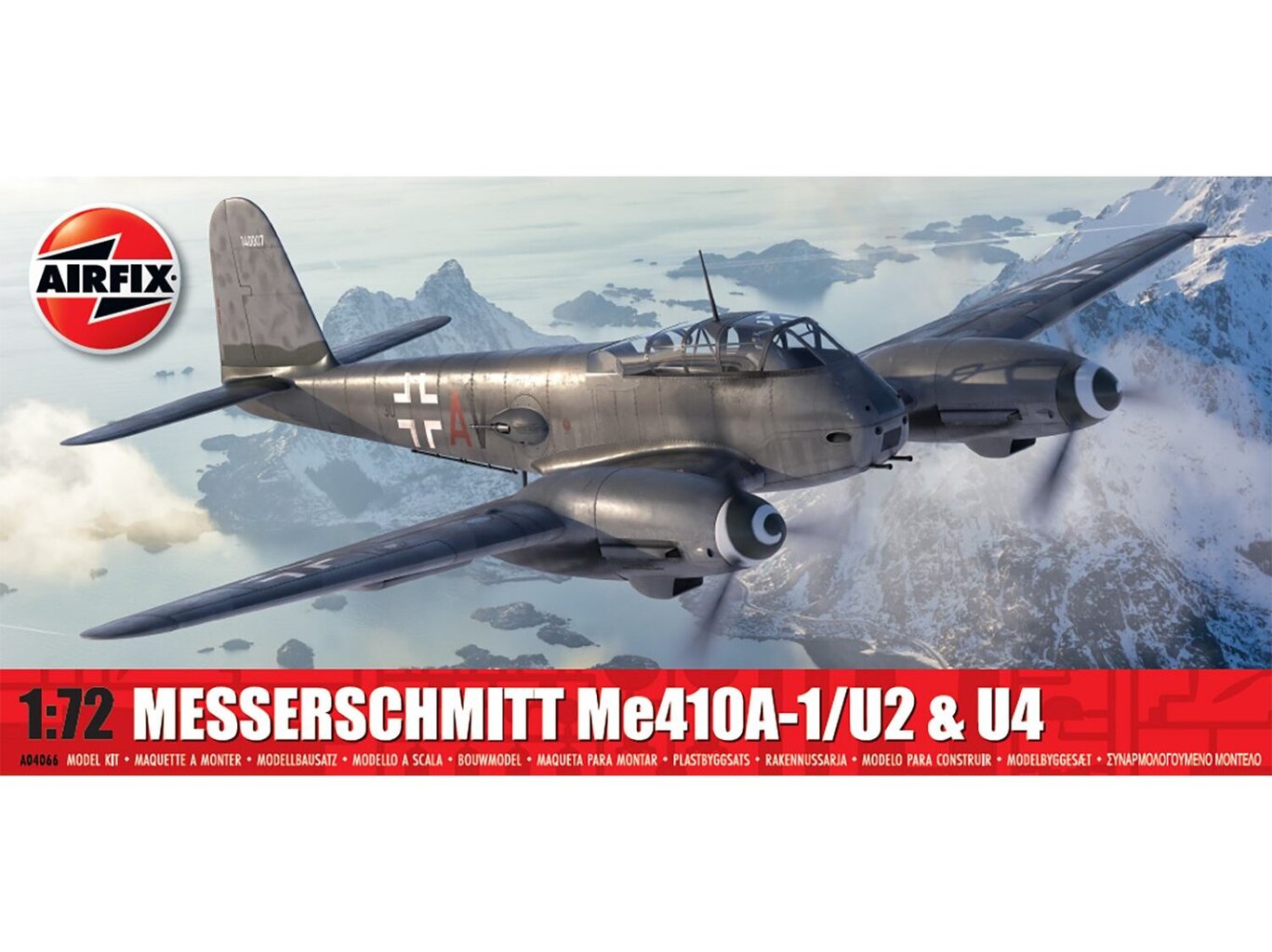 Lėktuvo konstruktorius Airfix Messerschmitt Me410A-1/U2 & U4, 1:72, A04066 kaina ir informacija | Konstruktoriai ir kaladėlės | pigu.lt