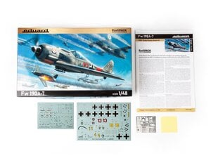 Eduard - Focke-Wulf Fw 190A-7 ProfiPACK Edition, 1/48, 82138 цена и информация | Конструкторы и кубики | pigu.lt