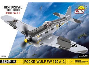 Koнструктор Cobi Focke-Wulf FW 190-A3 1/32 5741, 382 д. цена и информация | Конструкторы и кубики | pigu.lt