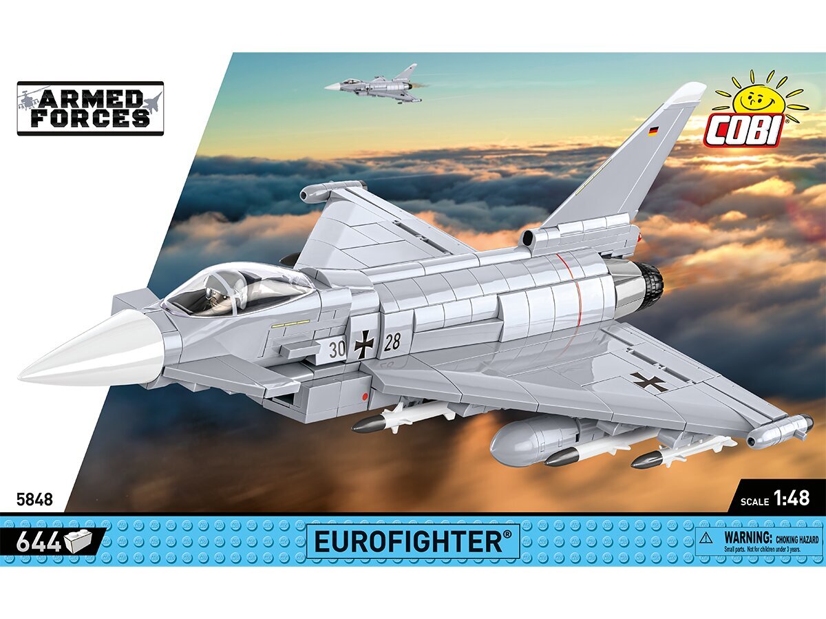 Konstruktorius Cobi Eurofighter 1/48 5848, 644 d. kaina ir informacija | Konstruktoriai ir kaladėlės | pigu.lt