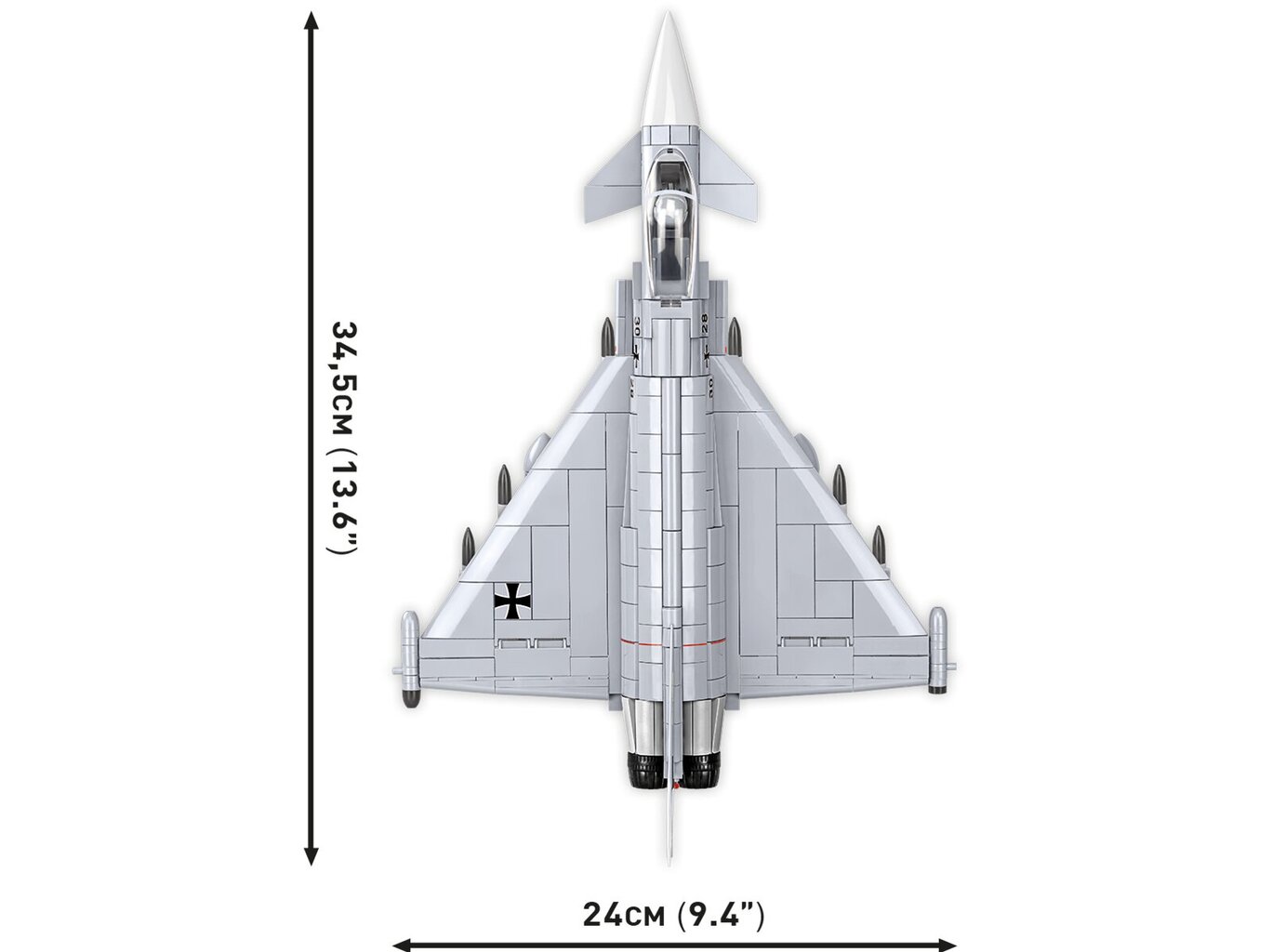 Konstruktorius Cobi Eurofighter 1/48 5848, 644 d. kaina ir informacija | Konstruktoriai ir kaladėlės | pigu.lt