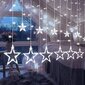 LED žvaigždių girlianda, 120 LED, 2,2 m kaina ir informacija | Girliandos | pigu.lt