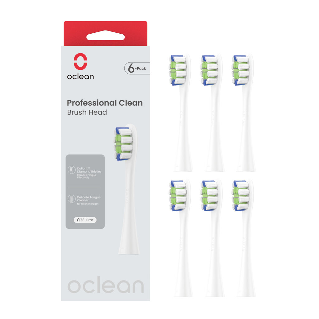 Oclean P1C1 W06 kaina ir informacija | Elektrinių dantų šepetėlių antgaliai | pigu.lt