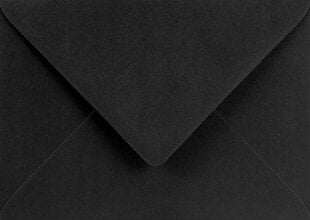 Koperty perlowe C6 Aster Met. Black czarne - 25szt  C6 NK Aster Met. Black 120g цена и информация | Конверты, открытки | pigu.lt