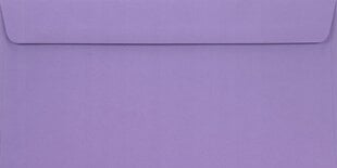 Koperty ozdobne C6 Burano Violet fioletowe - 25szt  C6 HK Burano Violet fioletowa 90g цена и информация | Конверты, открытки | pigu.lt