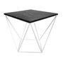 Kavos staliukas Diamond Decorates, juodas kaina ir informacija | Kavos staliukai | pigu.lt