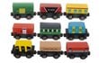 12 magnetinių traukinių ir vagonų rinkinys Kruzzel kaina ir informacija | Žaislai berniukams | pigu.lt