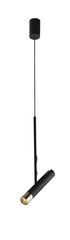 Подвесной светильник Searchlight Cylinder LED 31651-1BK цена и информация | Люстры | pigu.lt