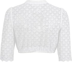 Женская кружевная блузка белого цвета, р. 40 цена и информация | Женские блузки, рубашки | pigu.lt