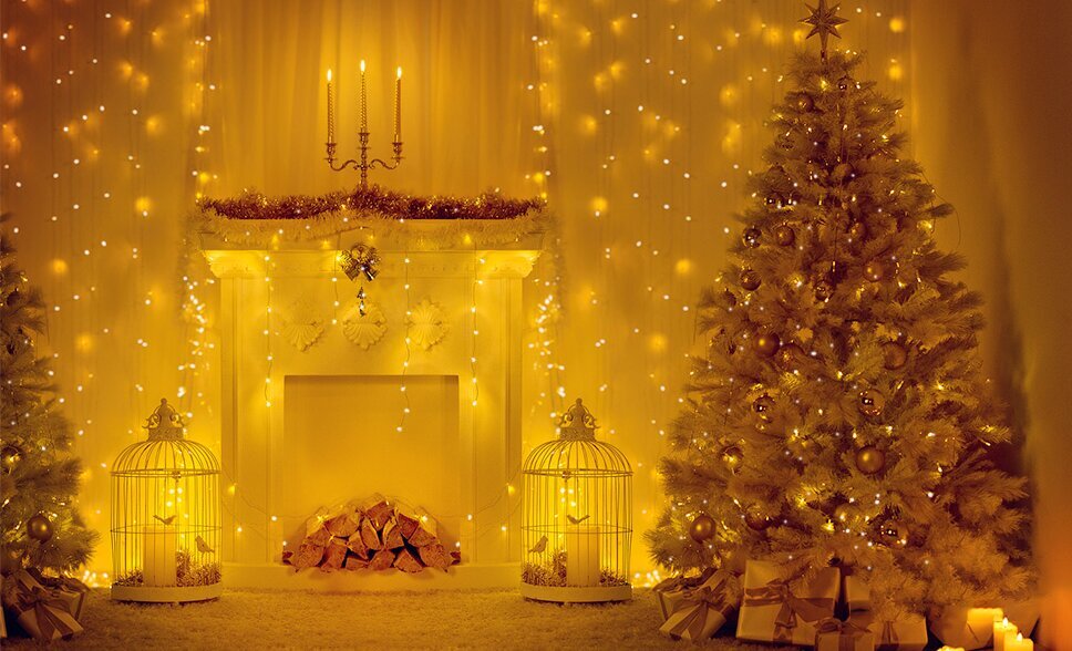 Kalėdinė girlianda užuolaida, 300 LED, 3x3m цена и информация | Girliandos | pigu.lt