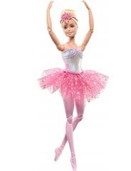 Lėlė Barbie balerina su spalvingu švytėjimu цена и информация | Игрушки для девочек | pigu.lt