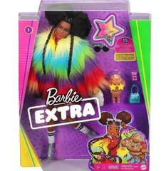 Lėlė Barbie su priedais Extra Rainbow Coat kaina ir informacija | Žaislai mergaitėms | pigu.lt