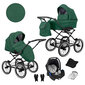 Universalus vežimėlis Romantic Kunert 3in1 Green kaina ir informacija | Vežimėliai | pigu.lt