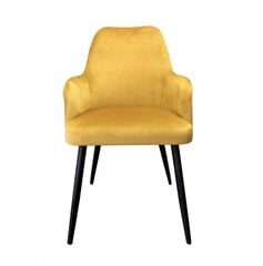 Kėdė Decorates West black, geltona kaina ir informacija | Virtuvės ir valgomojo kėdės | pigu.lt