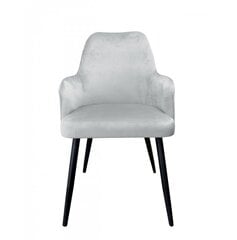 Kėdė Decorates West black, pilka kaina ir informacija | Virtuvės ir valgomojo kėdės | pigu.lt