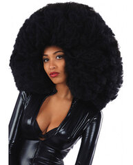 Perukas afro juodas 60 cm kaina ir informacija | Karnavaliniai kostiumai | pigu.lt