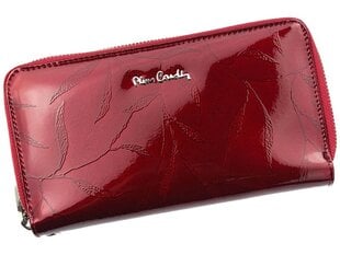 Moteriška piniginė Pierre Cardin 02 LEAF 118 - Raudona kaina ir informacija | Piniginės, kortelių dėklai moterims | pigu.lt