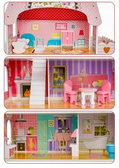 Medinis lėlių namelis Stator 70 cm kaina ir informacija | Žaislai mergaitėms | pigu.lt