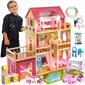 Lėlių namelis Kinderplay, 90 cm цена и информация | Žaislai mergaitėms | pigu.lt