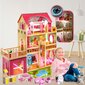 Lėlių namelis Kinderplay, 90 cm kaina ir informacija | Žaislai mergaitėms | pigu.lt
