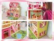 Lėlių namelis Kinderplay, 90 cm kaina ir informacija | Žaislai mergaitėms | pigu.lt