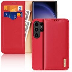 Dux Ducis Hivo case with flap and RFID blocker for Samsung Galaxy S24 - red цена и информация | Dux Ducis Мобильные телефоны, Фото и Видео | pigu.lt