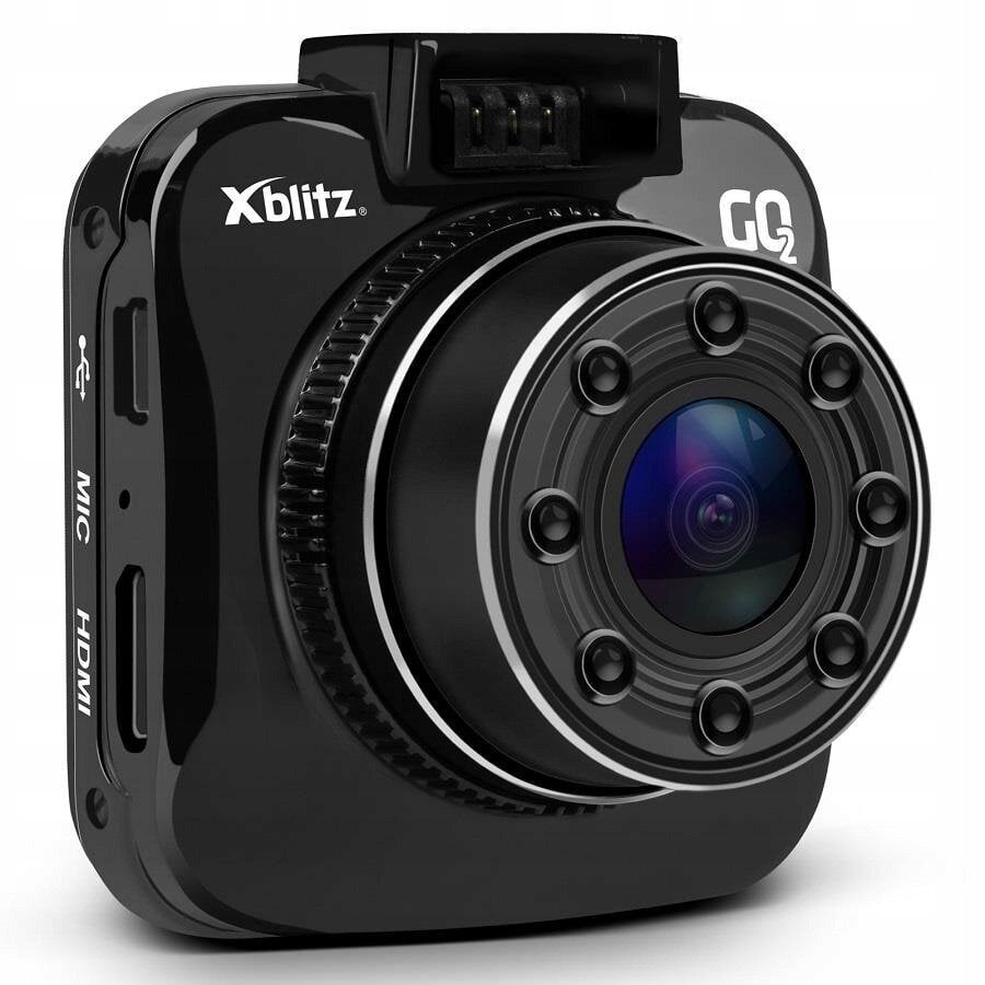 Xblitz GO 2 vaizdo registratorius juodas kaina ir informacija | Vaizdo registratoriai | pigu.lt