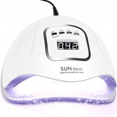 Гибридная УФ светодиодная лампа для ногтей 80Вт SUN X5 MAX цена и информация | Аппараты для маникюра и педикюра | pigu.lt