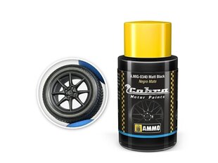 AMMO MIG - Cobra motor краски Cobra Motor Matt Black, 30 ml, 0340 цена и информация | Принадлежности для рисования, лепки | pigu.lt