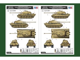 Konstruktorius Hobbyboss Pz.Kpfw. VI Sd.Kfz. 182 King Tiger II, 1500 + d. kaina ir informacija | Konstruktoriai ir kaladėlės | pigu.lt