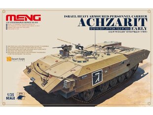 Surenkamas modelis Israel Heavy Armoured Personnel Carrier Achzarit Meng Model, SS-003 kaina ir informacija | Konstruktoriai ir kaladėlės | pigu.lt