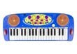 Pianino su mikrofonu rinkinys vaikams, mėlynas kaina ir informacija | Lavinamieji žaislai | pigu.lt